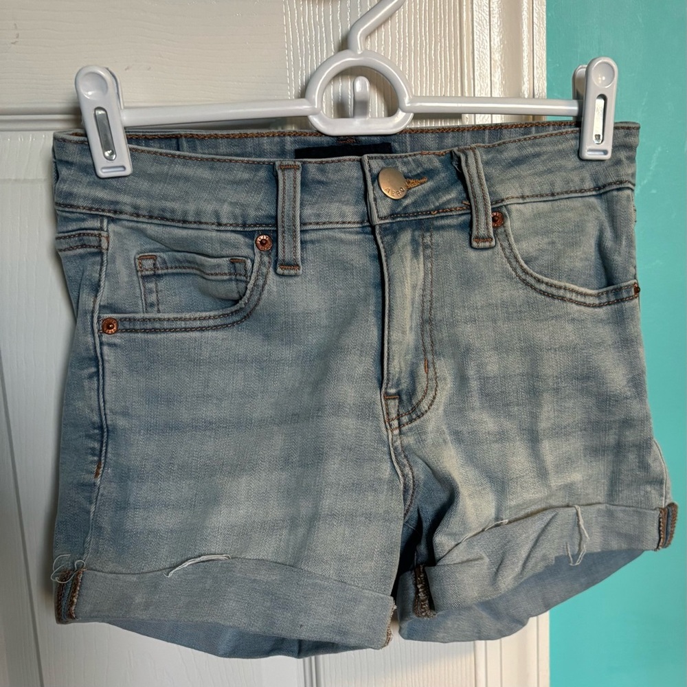 Aeropostale High Rise Midi Jean Short